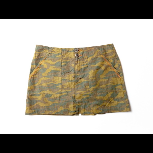 Victoria's Secret Dresses & Skirts - Victoria Secret Mini Skirt Green Camo Size XS